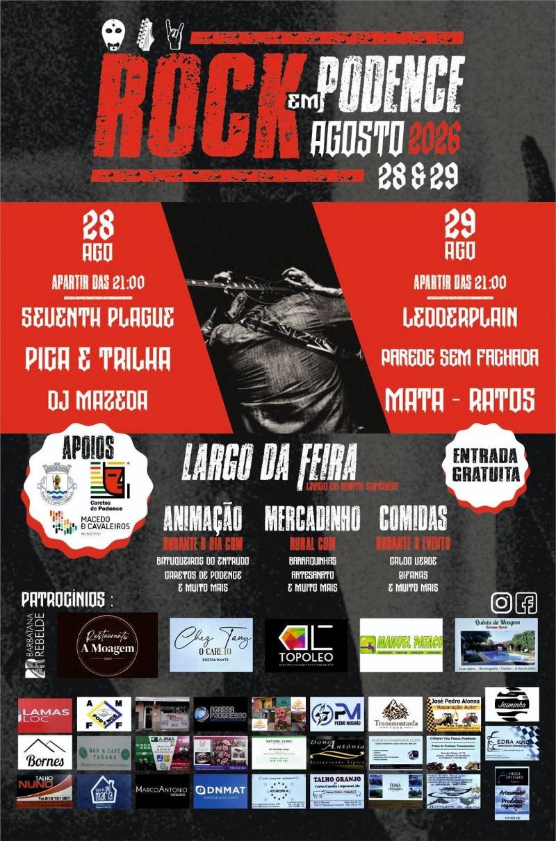 Rock Em Podence em Bragança