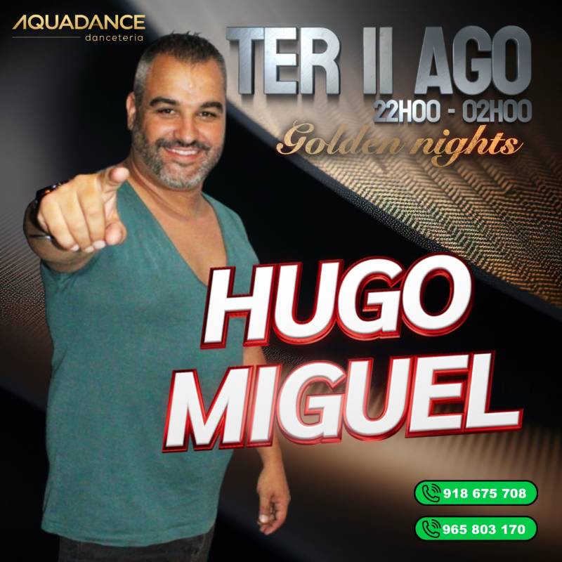 Aquadance - Musica ao vivo com Hugo Miguel - Pombal em Leiria